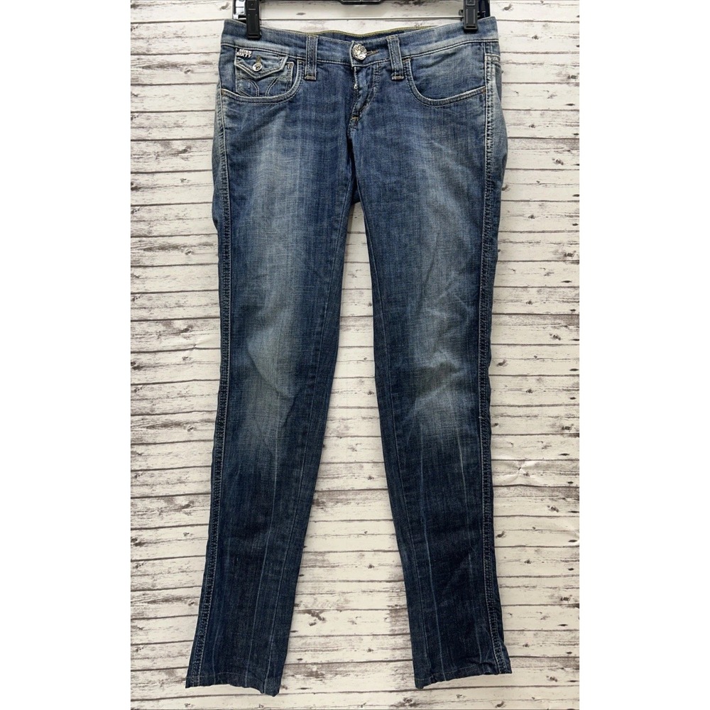 Miss Sixty Skinny Low Rise Vintage Y2K Italy Denim Jeans Pants Size 25 Stretch